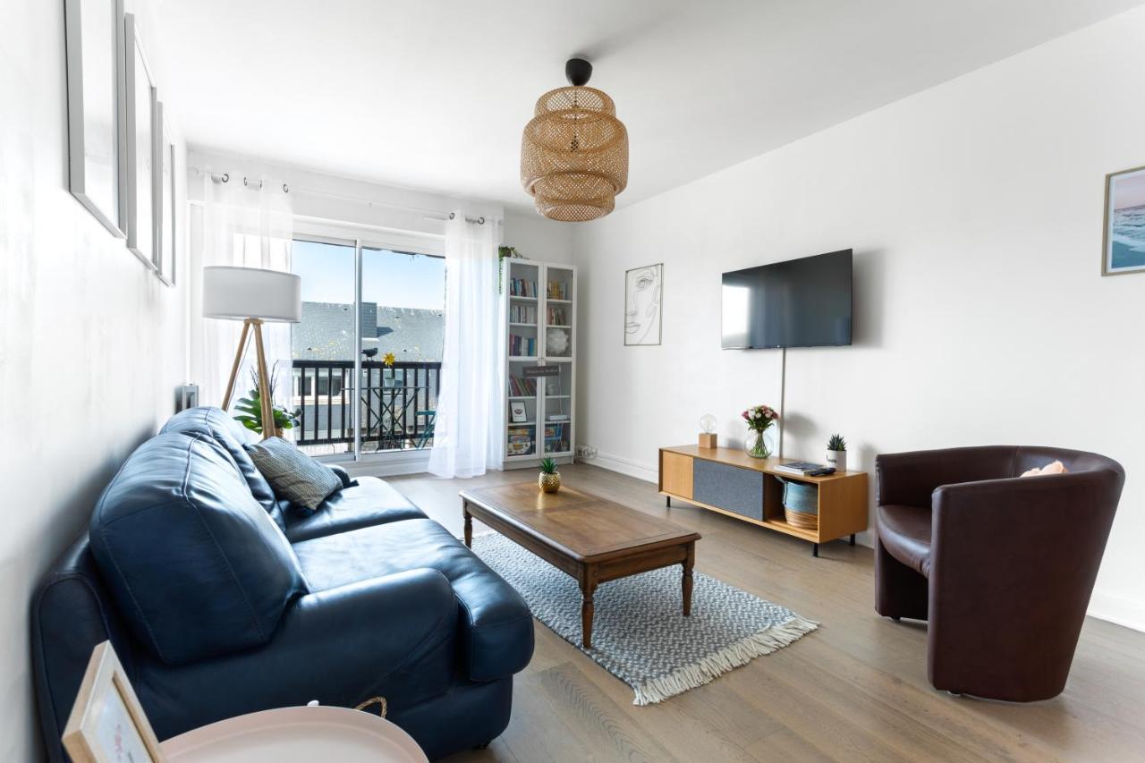 Le Cosy Avec Piscine, Balcon Et Parking Daire Trouville-sur-Mer Dış mekan fotoğraf